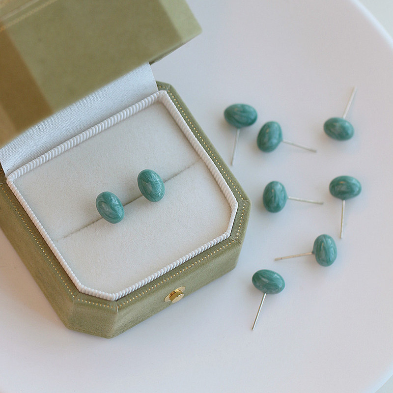 滴油橄榄绿迷你小球耳钉女2026新款爆款耳环耳饰简约时尚银针耳钉,饰品/流行首饰/时尚饰品新,耳钉,淘宝优惠券,粉丝福利购,淘宝优惠卷