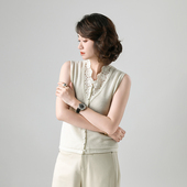 四季 可穿内搭背心显瘦打底薄款 针织打底衫 蕾丝无袖 女士时尚 百搭