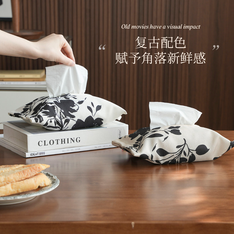 餐桌纸巾袋车载轻奢高档创意餐厅客厅卧室抽纸套抽纸袋茶几抽纸盒,居家布艺,抽纸袋,淘宝优惠券,粉丝福利购,淘宝优惠卷