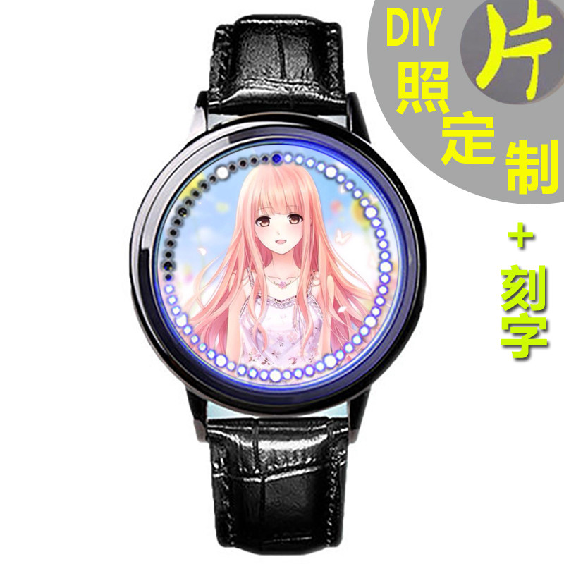 奇迹暖暖周边休闲时尚LED触屏手表可爱萌表男女学生表照片定制|ruв категории часы, часы - от Buy2taobao.com для оказания профессиональной услуги покупки агента Taobao