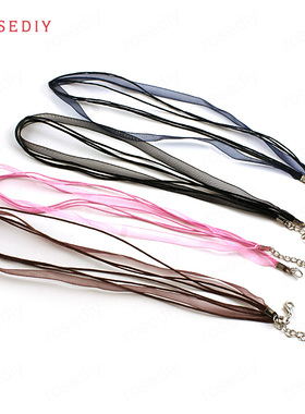 DIY饰品配件 手工制作项链配件 43CM 雪纱蜡线 项链挂绳 10557