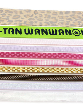 DIY饰品配件 特色 罗纹带 雪纱带 金丝织带 丝带 织带 18976