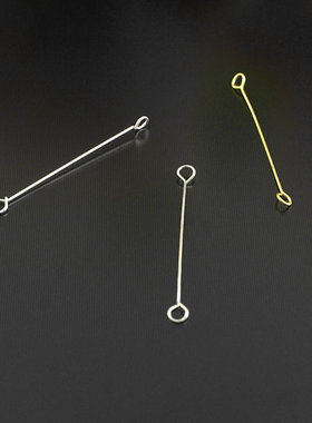 DIY饰品配件 0.35MM 连接针 细长针 双头细9针 细钢针 17166