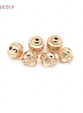 Diy饰品手工材料 铜镀真金手链耳环发饰头饰配件手链珠 隔珠30771