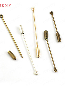 Diy饰品配件 眼针 帽针 胸针 长别针 9字尖头针 配针塞 28452