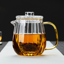 玻璃泡茶壶家用茶具耐高温过滤水壶小号单壶加厚茶壶电陶炉煮茶器