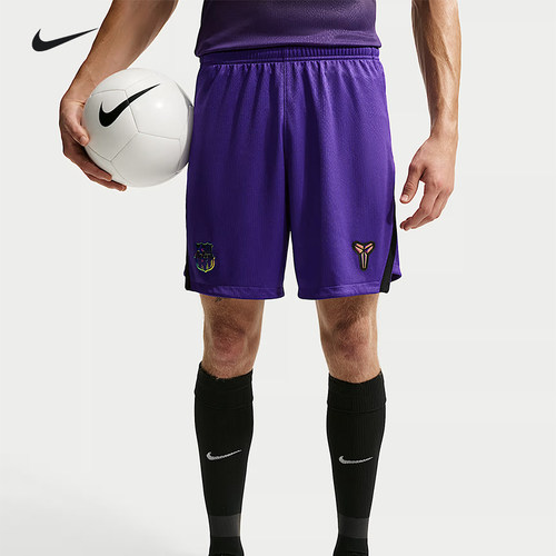 Nike耐克FCB巴萨足球短裤Dri-FIT速干透气赛前热身训练球迷运动裤