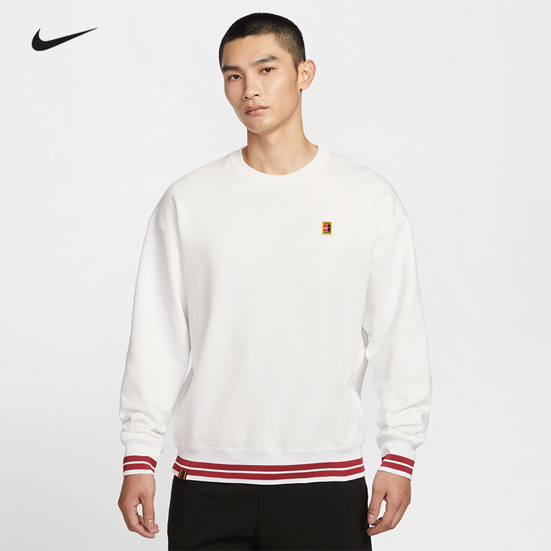 Nike耐克网球服男子澳网新款COURT运动休闲长袖T恤IQ3972-100,运动/瑜伽/健身/球迷用品,网球上装,淘宝优惠券,粉丝福利购,淘宝优惠卷