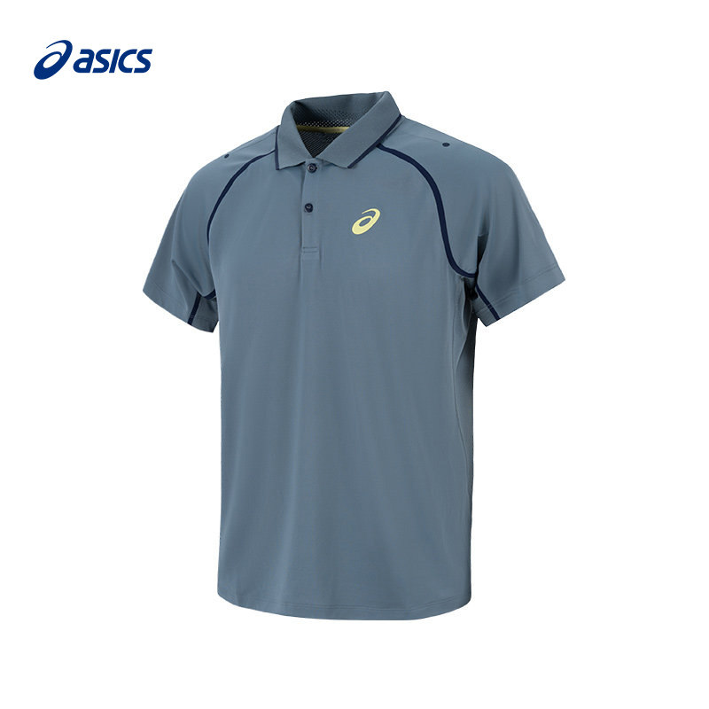 Asics亚瑟士网球服男26球星同款运动POLO衫短袖上衣快干2041A390