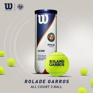 威尔胜网球罗兰加洛斯23年法网比赛用球wilson全场地训练网球