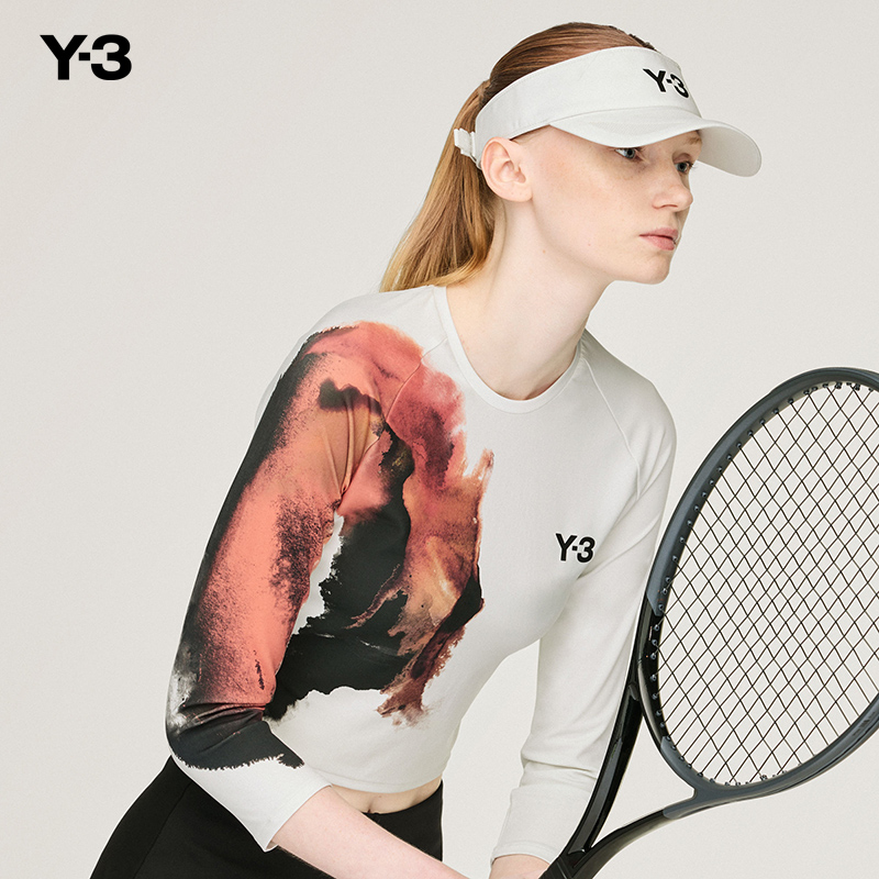 阿迪达斯Y3山本耀司联名网球长袖