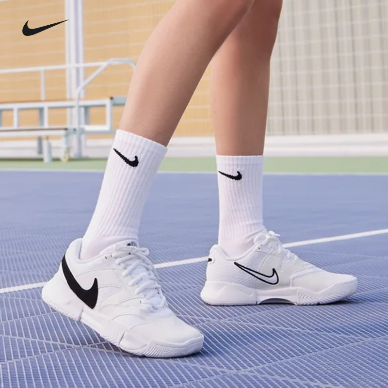 Nike耐克网球鞋女子夏新款COURT LITE 4专业老爹运动鞋FD6575-100