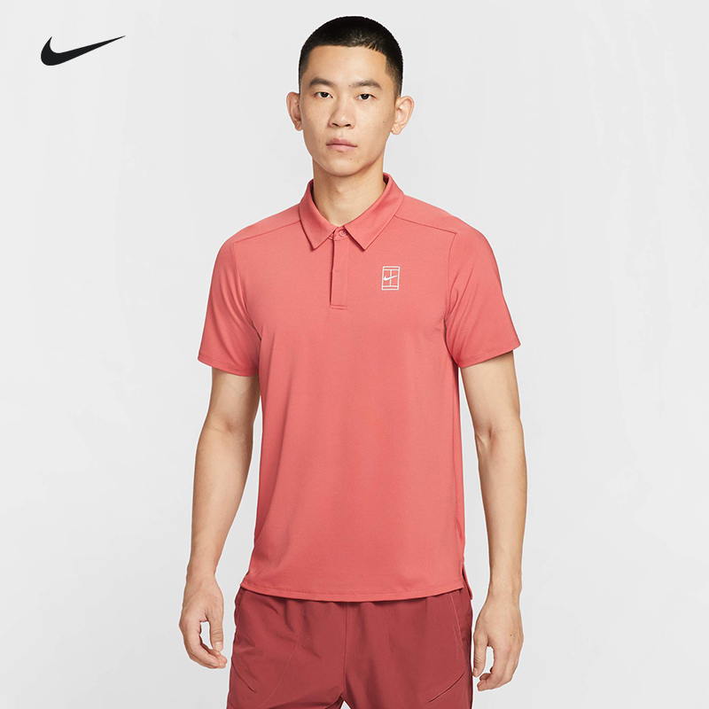 Nike耐克网球服25新款美网系列POLO衫运动短袖上衣透气快干FZ6908
