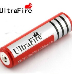 UltraFire神火18650充电 锂电池 充电强光手电 电池 3.7V 3800mah