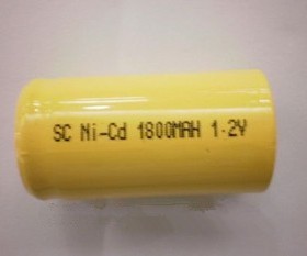 平头NI-CD 1.2V SC1800mah 3号 镍镉充电电池 可做电池组