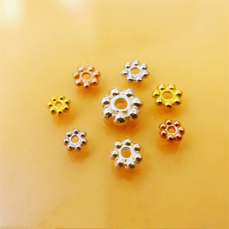 925纯银雪花隔片珍珠项链水晶花托垫片手串散珠半成品DIY配件材料,饰品/流行首饰/时尚饰品新,其他DIY饰品配件,淘宝优惠券,粉丝福利购,淘宝优惠卷