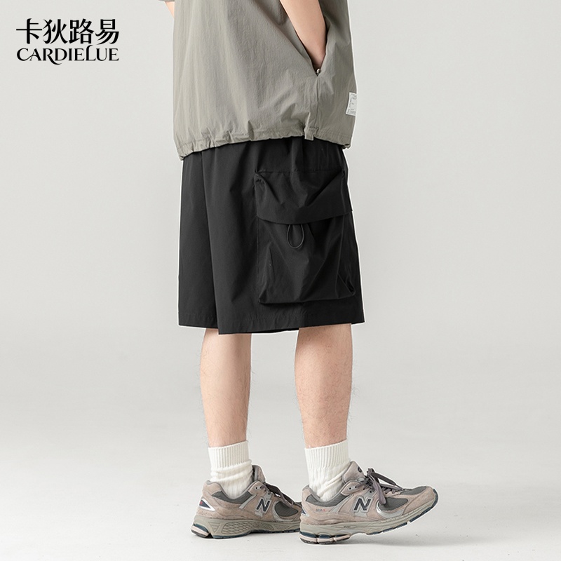 【卡狄路易 CARDIELUE】五分裤子美式潮牌机能风大口袋工装短裤