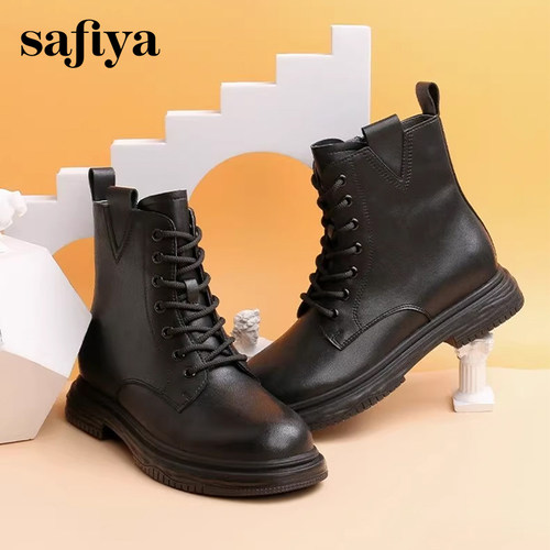 索菲娅英伦风百搭机车马丁靴女