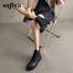 Safiya 索菲娅秋冬圆头系带马丁靴厚底户外时装 短靴女SF14116062