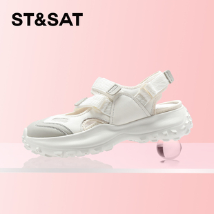 休闲包头凉鞋 厚底户外涉水溯溪鞋 女SS32112E63 星期六夏季 St&Sat