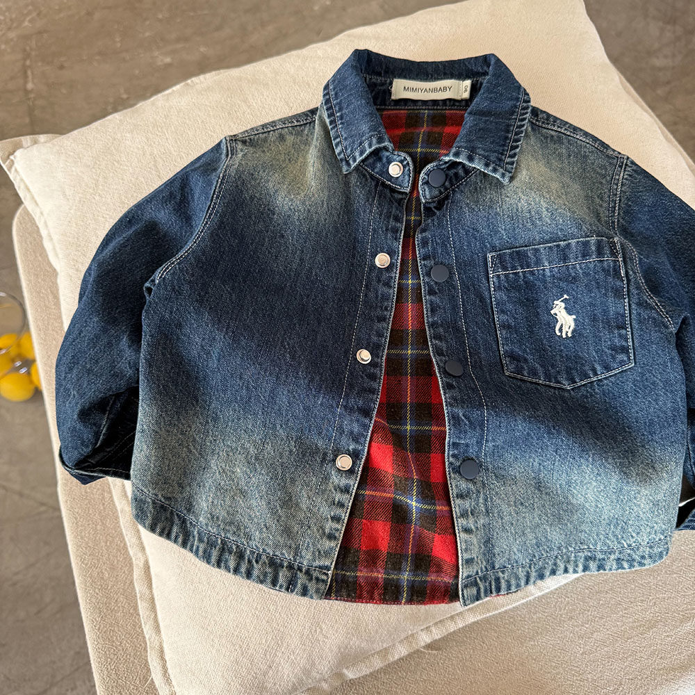 儿童软牛仔外套男秋季款中小童做旧外套韩版宝宝潮牌牛仔衣女洋气,童装/婴儿装/亲子装,普通外套,淘宝优惠券,粉丝福利购,淘宝优惠卷