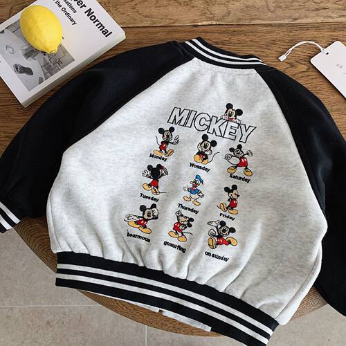 不二妈刺绣外套春休闲棒球服宽松