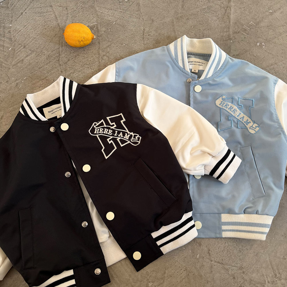 儿童棒球服男春秋2026新款小童字母运动服纯棉宝宝韩版外套女洋气,童装/婴儿装/亲子装,普通外套,淘宝优惠券,粉丝福利购,淘宝优惠卷