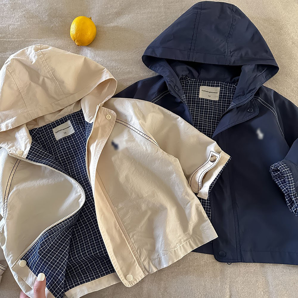 儿童连帽外套男简约2026春秋新款小童潮牌开衫宝宝短款风衣女洋气,童装/婴儿装/亲子装,普通外套,淘宝优惠券,粉丝福利购,淘宝优惠卷