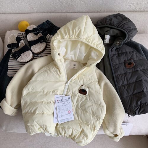 不二妈冬款连帽羽绒外套保暖洋气