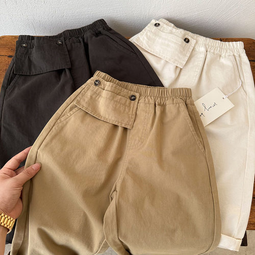 不二妈纯棉休闲长裤秋季宽松洋气