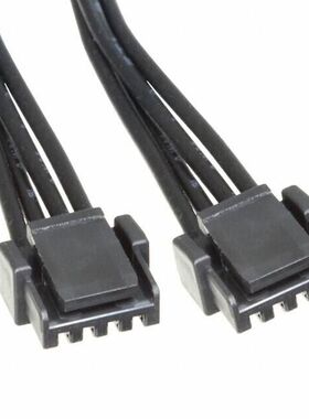 0451110402 MICROLOCK PLUS CABLE BLACK 4-CKT
