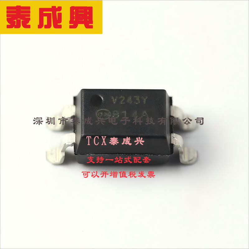 FOD814A3SD ON(安森美) 晶体管输出光耦 AC,DC 光电三极管 50mA 1