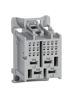 160027-0008 AK50 HYBRID RCPT 25 CKT LTGRY KE