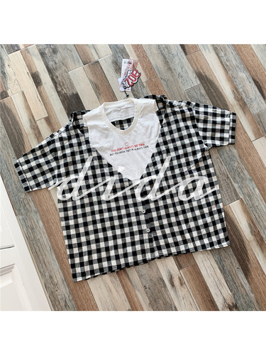 潮牌洋气衬衫两件减龄