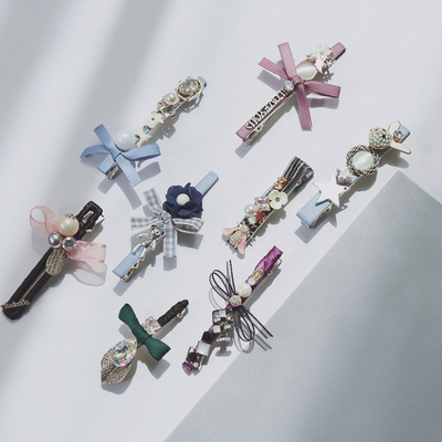 手工少女风发夹买10个