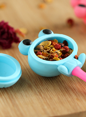 E113 出口小物 食品级材料 耐高温 炒鸡可爱卡通滤茶器