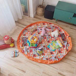 T60 出口DAN 可爱卡图图案 便携儿童地垫 可做收纳篮 超值推荐