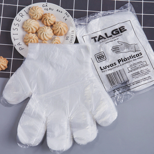上T31(T22) 超期 一次性手套透明加厚PE抽取式透明高清手套100只
