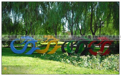 玻璃钢卡通人物庭院装饰仿真动物户外草坪商场摆件雕塑可来图定做