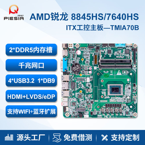 派勤ITX主板AMD7640/8845hs主板