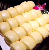 牛奶制作出来 一份整整24个 空运牛奶刀切馒头 网红美食