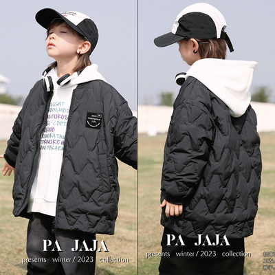 木瓜汁鸭绒轻薄羽绒服男女童外套