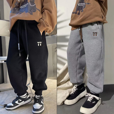 阳光爱橦羊羔绒休闲裤加厚运动裤