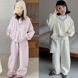 布芮欧童装2025春季新款女童韩版小清新运动休闲套装两件套86500