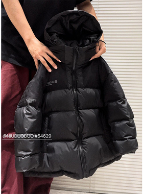 牛哆哆童装2024冬季儿童三防羽绒服男女童90白鸭绒拼接外套54629