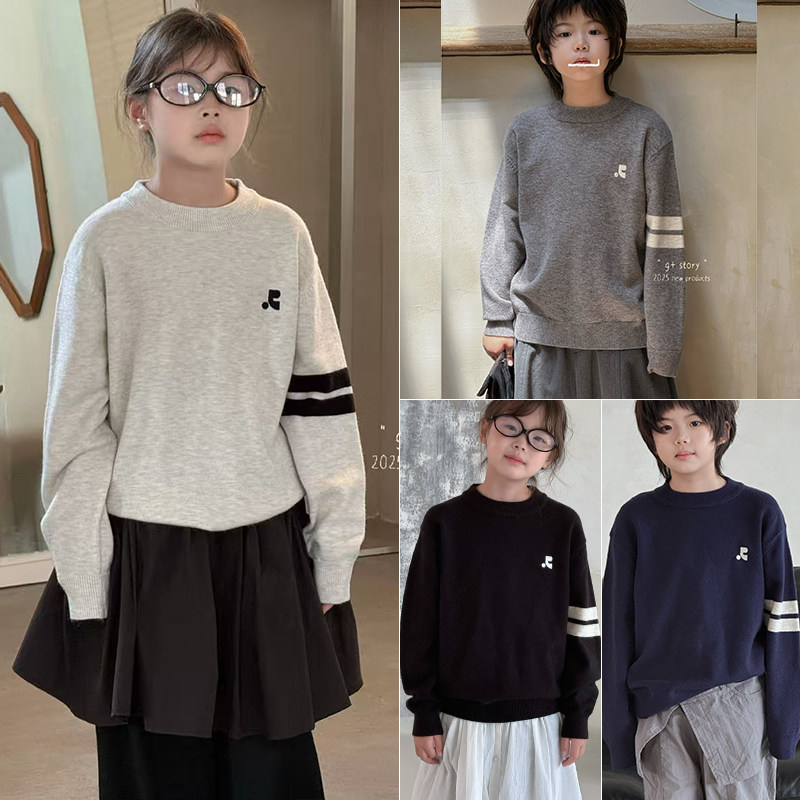 G＋童装2025秋冬新款毛衣学院风针织衫男女童羊毛打底衫线衫52838,童装/婴儿装/亲子装,毛衣/针织衫,淘宝优惠券,粉丝福利购,淘宝优惠卷