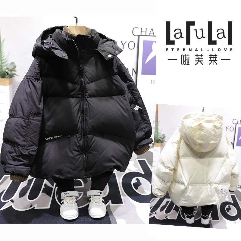 啦芙莱鸭绒廓形羽绒服面包服外套