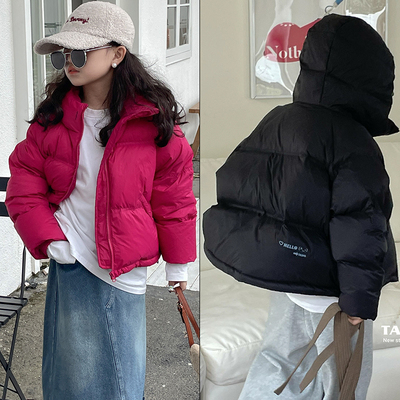 唐家童装面包服白鸭绒外套羽绒服