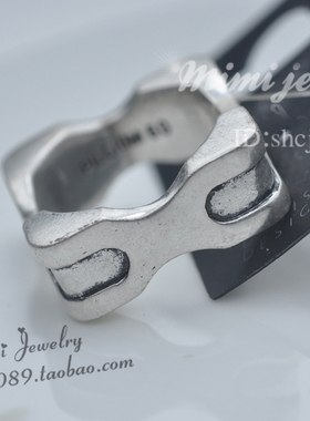 丹麦仿古做旧中性风戒指