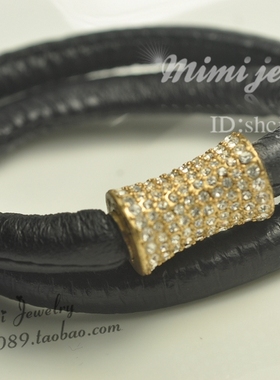 丹麦仿古做旧经典款朋克风手链